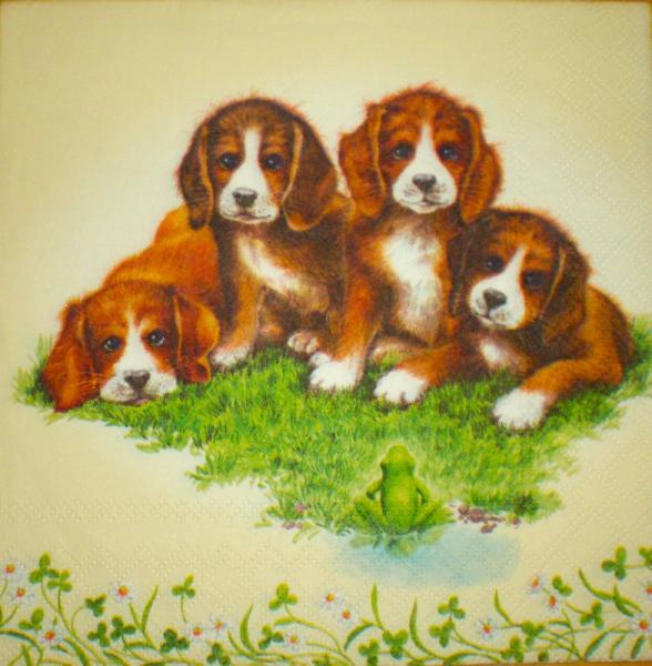 085 Dogs - 3-ply - Ambiente